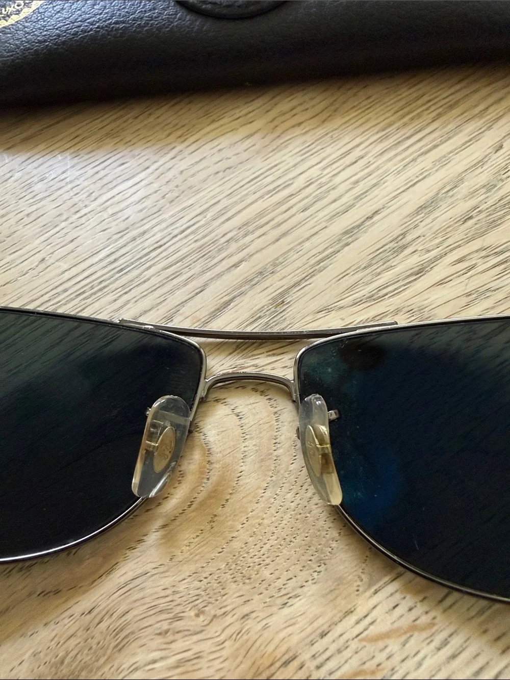 Ray-Ban Kids Polarized Aviator Sunglasses in Black and Green
